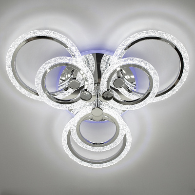 Люстра светодиодная Luminaria Lily 7x90 Вт LED-модуль хром LILY RGB 90W 7R CHROME/ICE