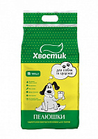 Пеленки одноразовые ТМ Хвостик 56x56 см 100 шт. для собак/для щенков