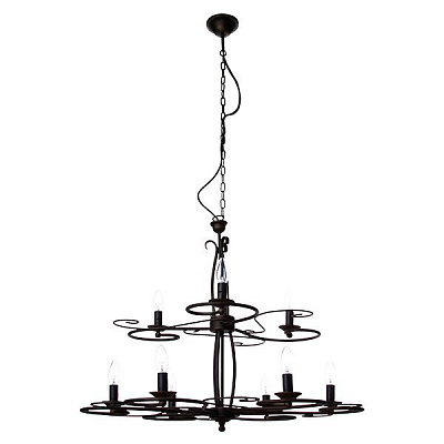 Люстра підвісна Nowodvorski DAKAR IX 9xE14 бронзовий