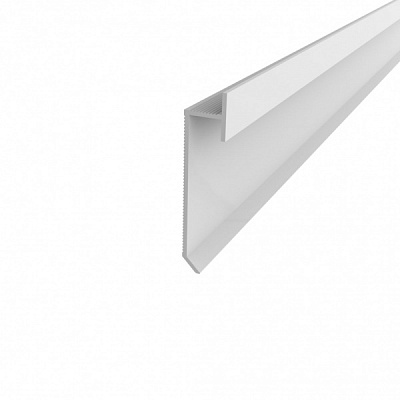 Плинтус алюминиевый LED скрытого монтажа АЛЮПРО ПАС-3904 серый 60х2500 мм 