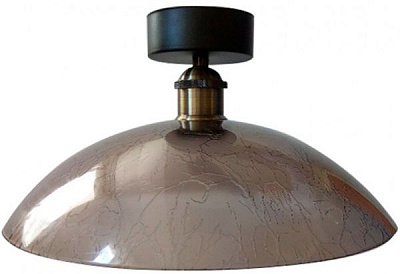 Світильник стельовий Декора Граніт 33440 D400 1x60 Вт E27 бронза