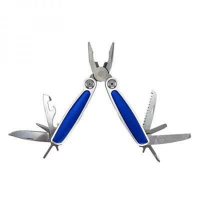 Мультиинструмент Bergamo 11 функций Solid 100 мм в чехле синий