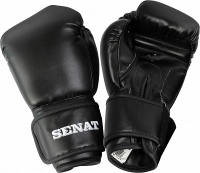 Боксерские перчатки SENAT 1550-blk р. 8 8oz черный