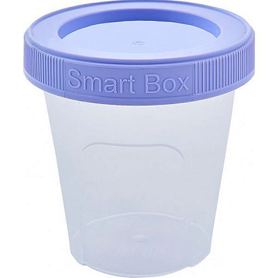 Контейнер пластиковий Алеана 124082 «Smart Box» 0,24 л бузковий