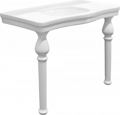 Умивальник R.A.K. Deluxe DC0101AWHA з ніжками AL0102AWHA
