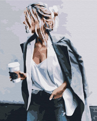 Картина по номерам Перерыв на кофе BS33877 40х50 см Brushme 