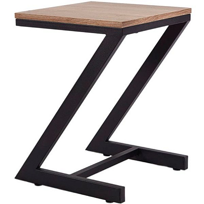 Табурет Лугалпроф Zeta дуб сонома / чорний