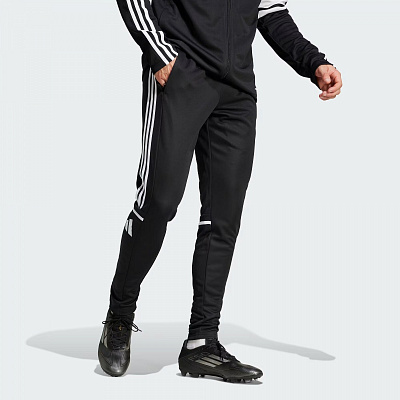 Брюки Adidas Sq25 Tr Pnt Black/White JE2782 р. XL черный