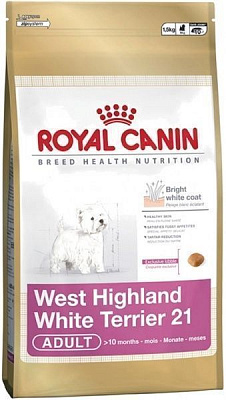 Корм Royal Canin для собак WEST HIGHLAND WHITE TERRIER ADULT 0,5 кг