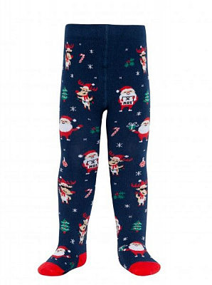 Колготки детские Conte-Kids New Year 553 19С-98/1СП р.80-86 темно-синий 