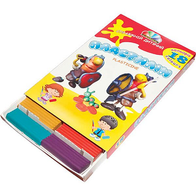 Пластилин Гамма Интересы 331049 + стек 18 цветов