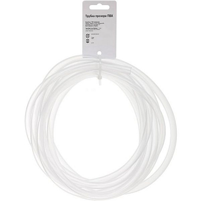 Трубка ПВХ прозора d10/6 мм 2 м
