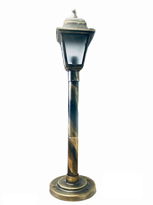 Ліхтарний стовп Техноелектропласт Кантрі НТ04 E27 60 Вт IP44 чорний