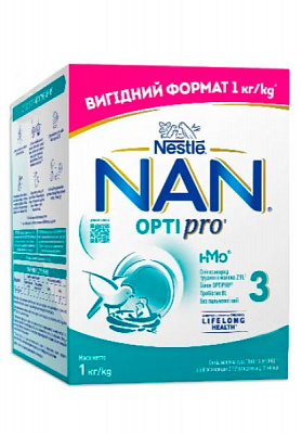Сухая смесь NAN 3 OPTIPRO 1 кг