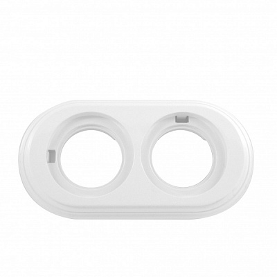 Рамка двомісна Bironi універсальна білий BF1-620-21