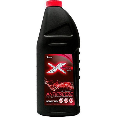 Антифриз X-FREEZE -40°С 1кг красный 