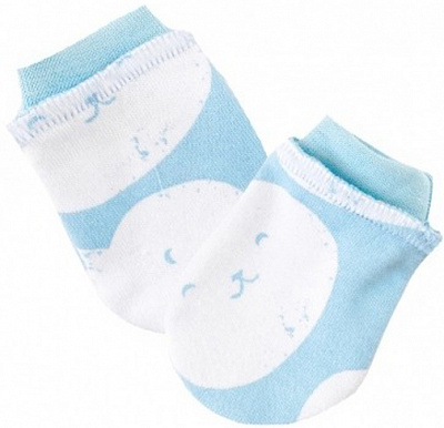 Варежки Smil 119884 голубой с рисунком