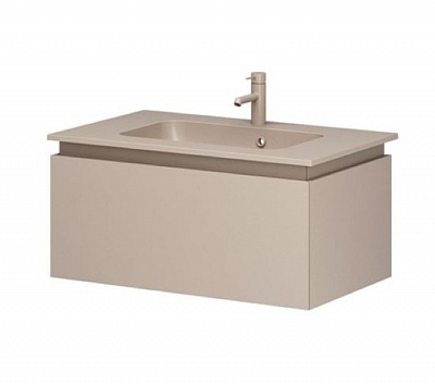 Тумба подвесная Aquarius Loretto 80 Fume mat под умывальник Plaza