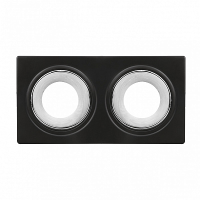 Светильник точечный Hopfen 1704-2 BK-CHR GU5.3 черный/хром