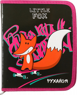 Папка для зошитів Fox графіті B5 на блискавці