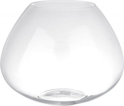 Ваза Крапля скляна прозора 35х29,5 см Wrzesniak Glassworks