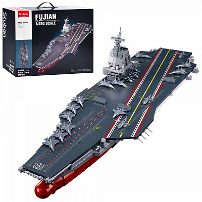 Конструктор Sluban Model Bricks Авіаносець 1:450 M38-B1188