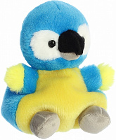 М'яка іграшка Aurora Palm Pals (Палм Палс) Синє-жовтий ара 12 см біло-блакитно-жовтий 210557B