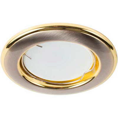 Світильник точковий Светкомплект HS-01 SN+G 3 шт./уп. 7 Вт GU5.3 сатиновий нікель/золото