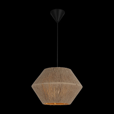 Люстра подвесная Vio Concept by LUCEA Fero small 1x40 Вт Е27 черный/кофейный 1547-72-01 