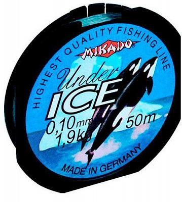 Волосінь Mikado Under Ice 50м 0,1мм 1,9кг
