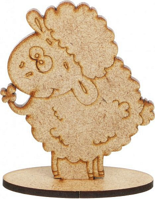 Фигурка Баранчик на подставке 70 мм МДФ 