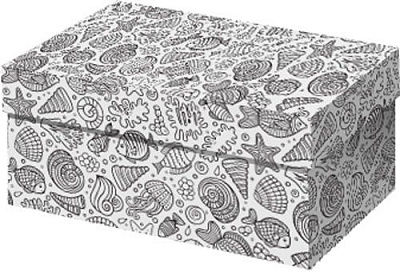 Коробка розмальовка море