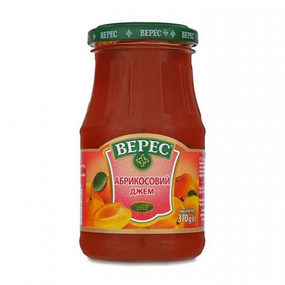 Джем Верес абрикосовый 370 г