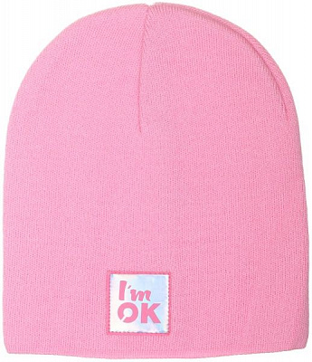 Шапочка дитяча для дівчинки Kraft+ 9695 р.52-54 рожевий