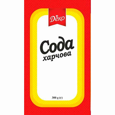 Сода пищевая 300 г Деко