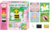 Игрушечный набор для творчества LETS CRAFT String Art Цветущий сад SAP001