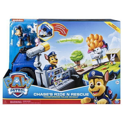 Игровой набор Spinmaster Щенячий патруль: автомобиль-трансформер с Гонщиком SM16770/8897 