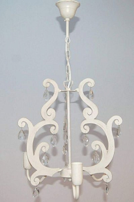 Люстра підвісна ALFA Lily 3x40 Вт E14 білий/золото 18013