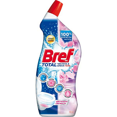 Засіб для чищення унітаза Bref WC Total Квіткова свіжість