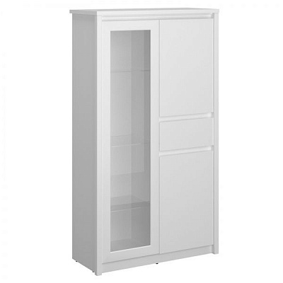 Шкаф-витрина VMV Holding ERDEN витрина низкая белый 