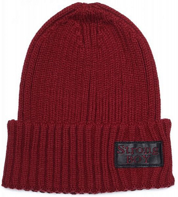Шапочка детская унисекс Pompona р.52-54 бордовый 20 Z P 109 