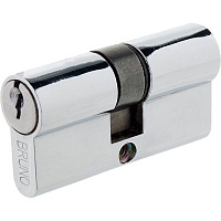 Цилиндр Bruno 30x30 ключ-ключ 60 мм хром