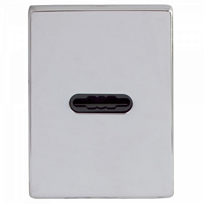 Декоративна накладка PROTECT під сувальдний ключ полірований хром