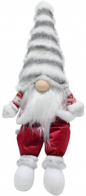 Декорация новогодняя Гном стоящий 63 см