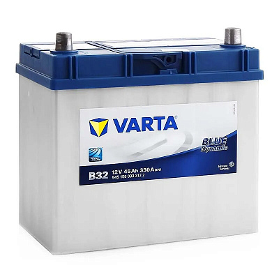 Акумулятор автомобільний Varta Dynamic SLI B32 45Ah 330A 12V «+» праворуч (545156033)