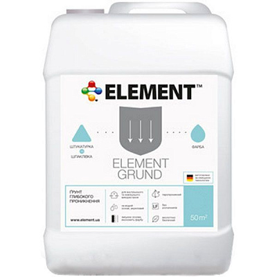 Ґрунтовка глибокопроникна Element Grund 5 л
