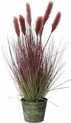 Рослина штучна Очерет A0168 бордо
