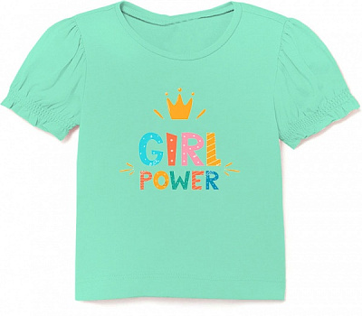 Футболка для девочек KOSTA р.98–104 зеленый 2135-6 
