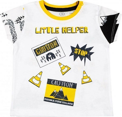 Футболка Фламинго р.80 белый 569-103 