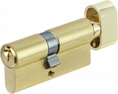 Цилиндр Abus KE50 30x35 ключ-вороток 65 мм матовая латунь